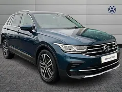 Blue Used 2021 VW Tiguan Elegance SUV | £24,290 (Fair price)