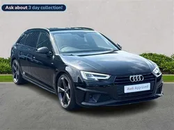 Black Used 2019 Audi A4 Black Edition Estate | £22,665 (A bit pricey)