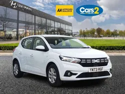 White Used 2023 Dacia Sandero Expression Hatchback | £11,990 (Good price)