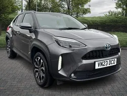 Grey Used 2023 Toyota Yaris Hybrid Design Hatchback | £22,485