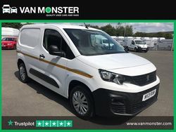 White Used 2021 Peugeot Partner Van | £9,074 (Fair price)