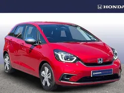 Premium crystal red Used 2021 Honda Jazz EX Hatchback | £15,940 (Fair price)