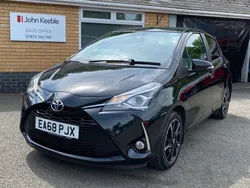 Black Used 2018 Toyota Yaris Design Hatchback | £10,399 (Fair price)