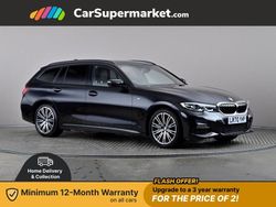 Black Used 2020 BMW 330e M Sport Estate | £18,697 (Fair price)