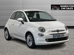 White Used 2020 Fiat 500 Lounge Hatchback | £8,750 (Fair price)