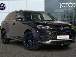 Black New 2024 VW Tiguan R-line SUV | £37,150 (Expensive)