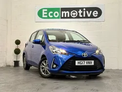 Blue Used 2017 Toyota Yaris Hatchback | £7,995 (Good price)