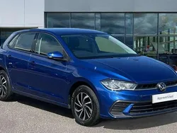 Reef blue metallic Used 2023 VW Polo Life Hatchback | £17,481 (Fair price)