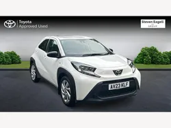 White Used 2023 Toyota Aygo PURE Hatchback | £11,263 (Fair price)