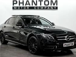 Black Used 2018 Mercedes E350 AMG Line Premium Sedan | £26,490 (A bit pricey)