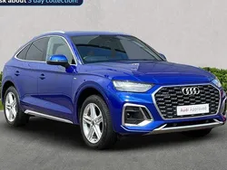 Blue Used 2022 Audi Q5 Sportback S-Line SUV | £32,114 (Fair price)