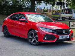 Red Used 2019 Honda Civic Sport Hatchback | £9,999