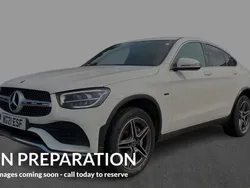 White Used 2021 Mercedes GLC300e AMG line SUV | £32,620