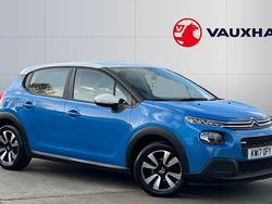 Blue Used 2017 Citroën C3 Feel Hatchback | £6,495 (Fair price)