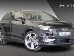 Black Used 2025 Audi Q4 e-tron Black Edition SUV | £41,000 (A bit pricey)