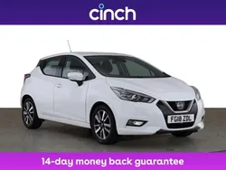 White Used 2018 Nissan Micra Acenta Hatchback | £8,099 (Fair price)