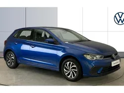 Blue Used 2022 VW Polo Life Hatchback | £14,000 (Fair price)