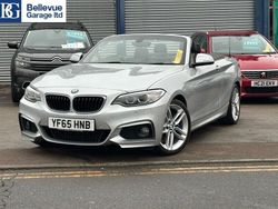 Silver Used 2015 BMW 218 M Sport Cabriolet | £11,999 (Fair price)
