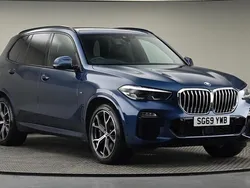 Blue Used 2019 BMW X5 M Sport SUV | £37,150 (Fair price)