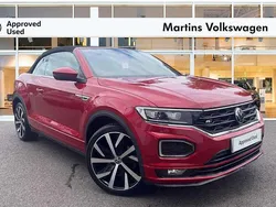 Red Used 2021 VW T-Roc Cabriolet R-line Cabriolet | £24,495 (Fair price)