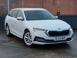 White Used 2024 Skoda Octavia SE L Estate | £23,998 (Expensive)