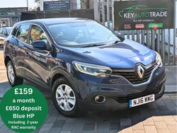 Blue Used 2016 Renault Kadjar Expression+ SUV | £7,650 (Fair price)