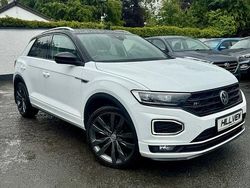 White Used 2019 VW T-Roc R-line SUV | £21,495 (Fair price)