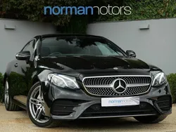 Black Used 2018 Mercedes E220 AMG Line Premium Coupe | £20,995 (Fair price)