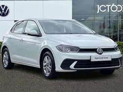 White Used 2021 VW Polo Life Hatchback | £14,347 (Fair price)