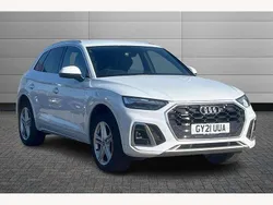 White Used 2021 Audi Q5 S-Line SUV | £29,750 (Fair price)