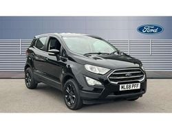 Black Used 2018 Ford Ecosport Zetec SUV | £7,978 (Fair price)
