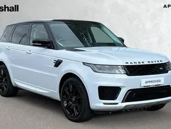 Metallic yulong white Used 2020 Land Rover Range Rover Sport HSE Dynamic SUV | £34,618 (A bit pricey)