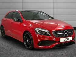 Red Used 2017 Mercedes A200 AMG Line Premium Plus Hatchback | £17,750 (A bit pricey)