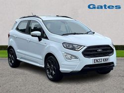 White Used 2022 Ford Ecosport ST-Line SUV | £14,599 (Fair price)