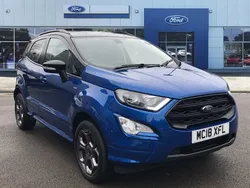 Blue Used 2018 Ford Ecosport ST-Line SUV | £9,319 (Fair price)
