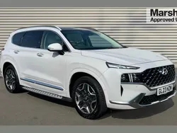 White Used 2023 Hyundai Santa Fe Ultimate SUV | £37,990 (A bit pricey)