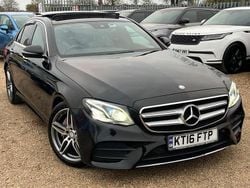 Black Used 2016 Mercedes E220 AMG line Sedan | £10,999