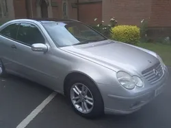 Silver Used 2003 Mercedes C180 SE Coupe | £3,750 (A bit pricey)