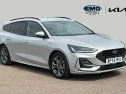 Silver Used 2023 Ford Focus ST-Line Estate | £17,495 (Fair price)