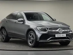 Selenite gray metallic finish Used 2019 Mercedes GLC220 AMG line Coupe | £24,950 (Fair price)