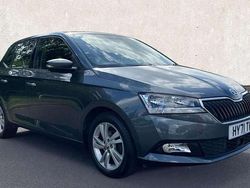 Quartz grey metallic Used 2021 Skoda Fabia SE Hatchback | £11,193 (Fair price)