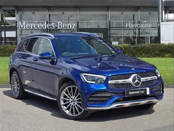 Blue Used 2021 Mercedes GLC220 AMG Line Premium SUV | £27,000 (Fair price)