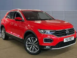 Red Used 2021 VW T-Roc SEL SUV | £19,608 (Good price)