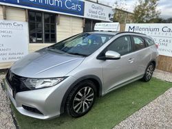Silver Used 2014 Honda Civic S Estate | £4,295 (Fair price)