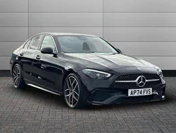 Black Used 2025 Mercedes C200 AMG Line Premium Sedan | £35,650 (Expensive)