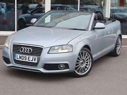 Silver Used 2009 Audi A3 Cabriolet S-Line Cabriolet | £5,295 (A bit pricey)