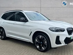Mineral white metallic Used 2022 BMW iX3 M Sport SUV | £31,198 (Fair price)