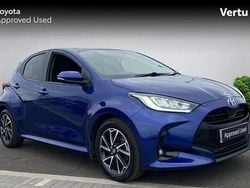 Blue Used 2022 Toyota Yaris Hybrid Design Hatchback | £16,169 (Fair price)