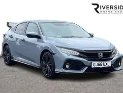 Grey Used 2018 Honda Civic Sport Plus Hatchback | £14,790 (Fair price)