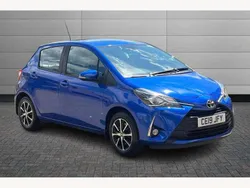 Blue Used 2019 Toyota Yaris Hatchback | £10,250 (Fair price)